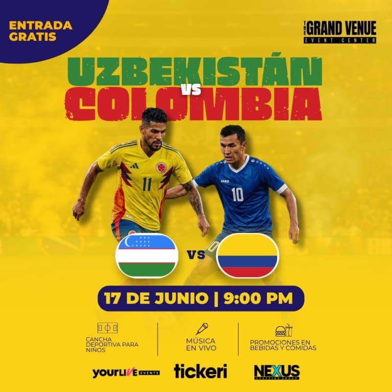 Event - Colombia vs Uzbekistan - Katy, Texas - June 17, 2026 | concert tickets