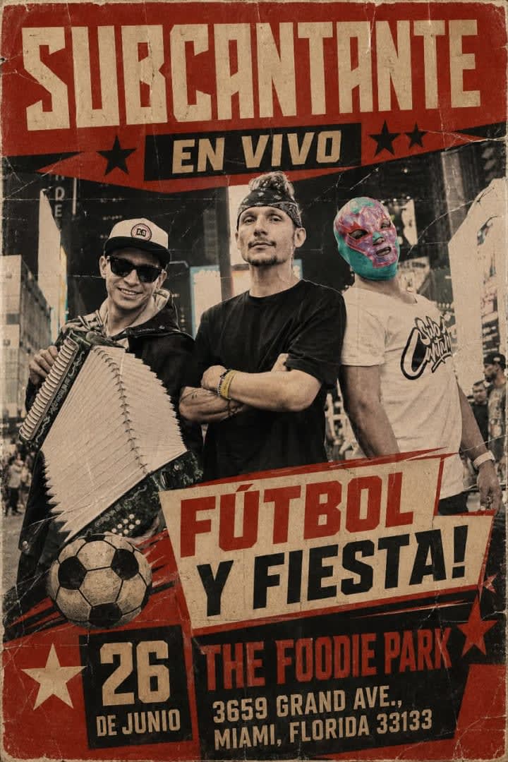 Event - El Subcantante en MIAMI - 26 de Junio  - Miami, Florida - June 26, 2026 | concert tickets