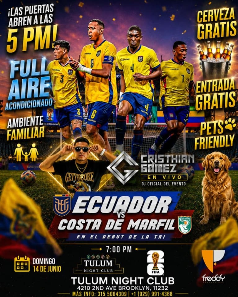 Event - Ecuador vs Costa de Marfil - En el Debut de La Tri - Brooklyn, New York - June 14, 2026 | concert tickets
