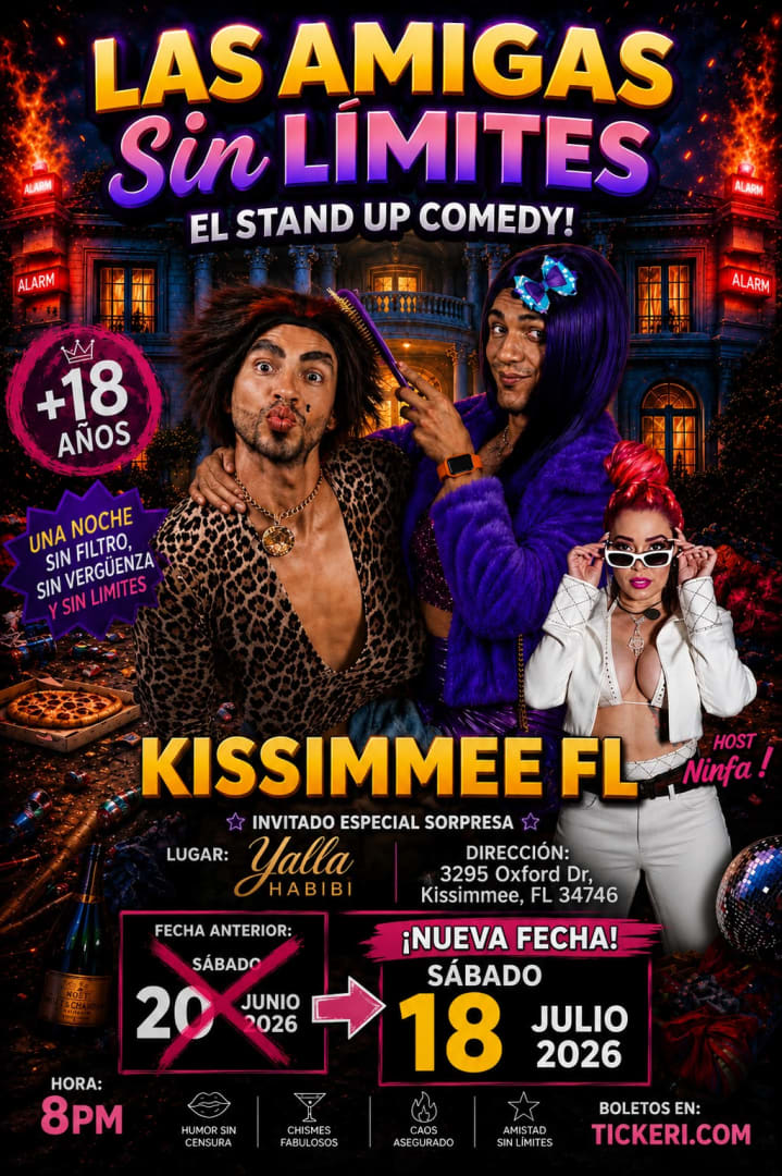 Event - Las Amigas Sin Limites - Kissimmee, FL - sáb, 18 de julio de 2026} | concert tickets