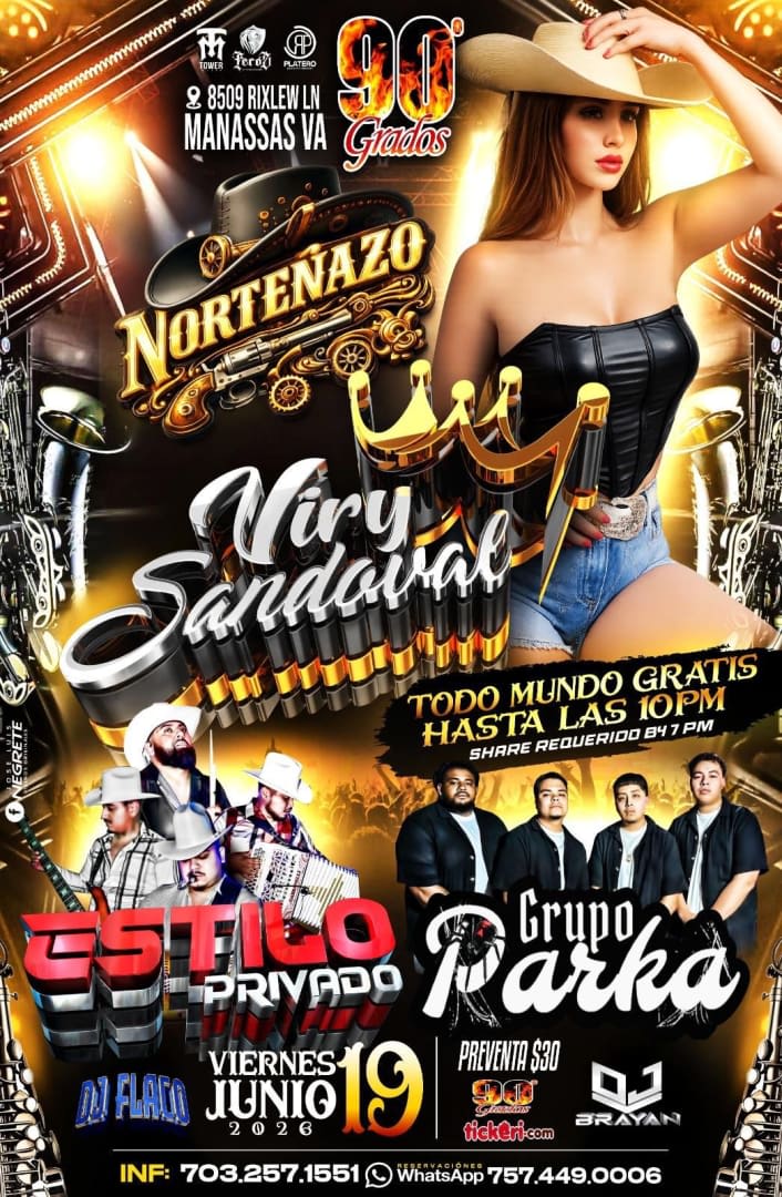 Event - Nortenazo - Manassas, Virginia - June 19, 2026 | concert tickets