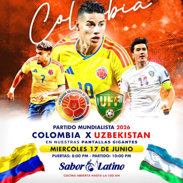 Event - COLOMBIA vs UZBEKISTAN | Sabor Latino - Queens, NY - mié, 17 de junio de 2026} | concert tickets