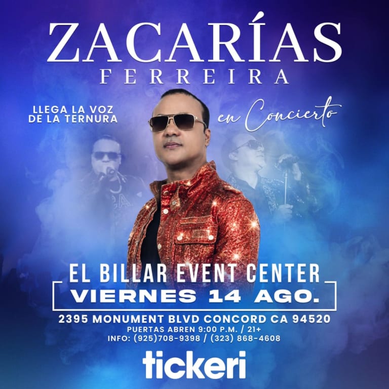 Event - Zacarias Ferreira  en  Concord  - Concord, CA - Fri, August 14, 2026} | concert tickets