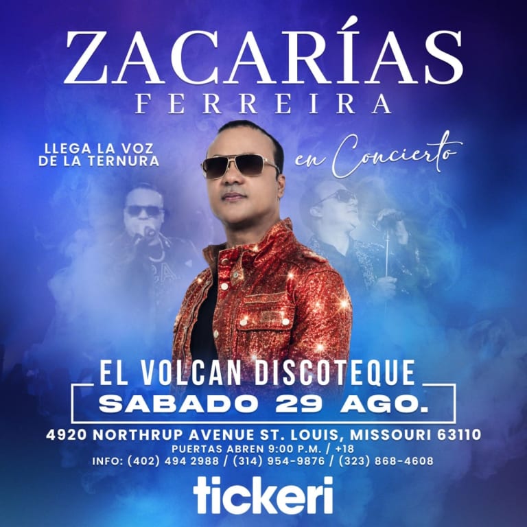 Event - Zacarias Ferreira  en St. Louis - St. Louis, Missouri - August 29, 2026 | concert tickets