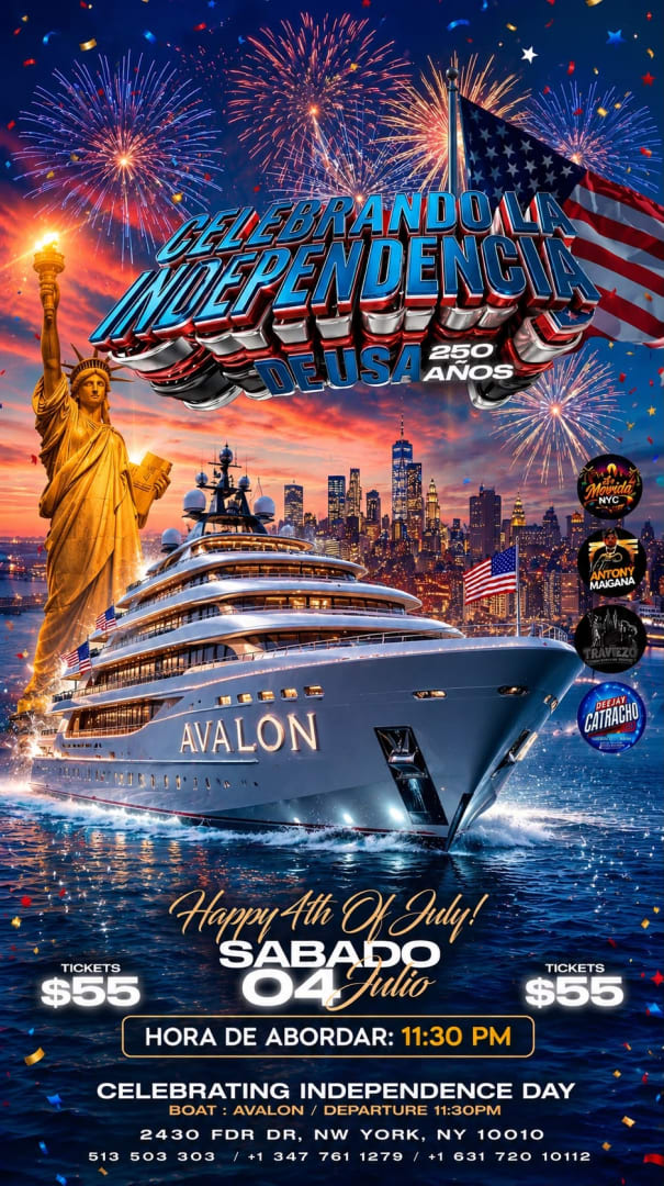 Event - Independence Day Boat Party🇺🇸🗽 - New York, New York - July 4, 2026 | concert tickets