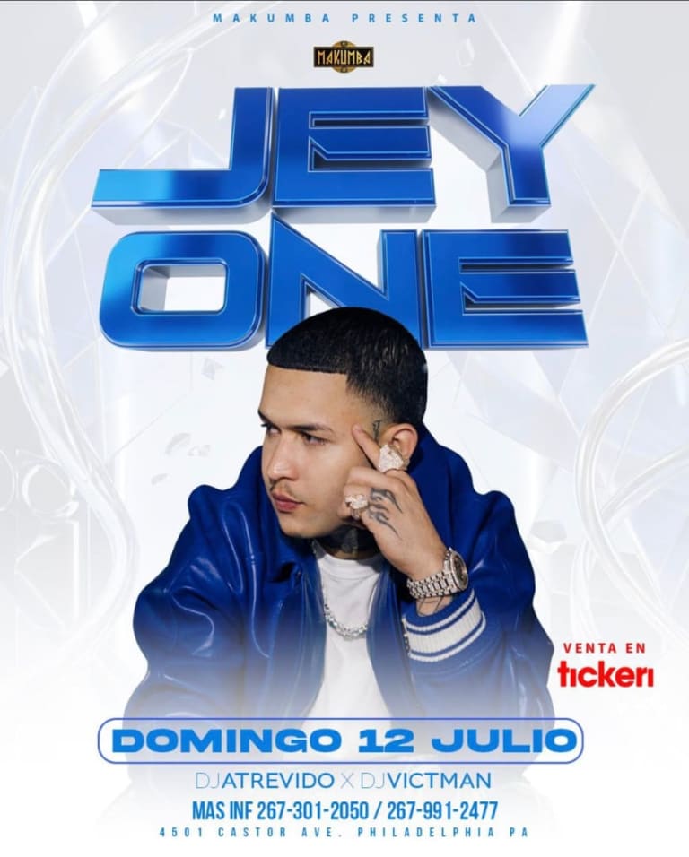 Event - Jey One en concierto - Philadelphia, Pennsylvania - July 12, 2026 | concert tickets