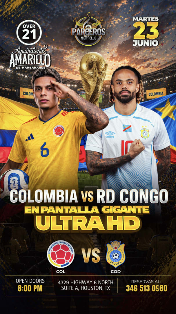 Event - COLOMBIA - RP CONGO MUNDIAL 2026 - Houston, Texas - June 23, 2026 | concert tickets
