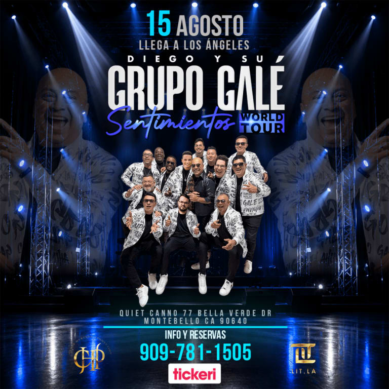 Event - Diego y su Grupo Gale - Sentimientos World Tour  - Montebello, CA - Sat, August 15, 2026} | concert tickets