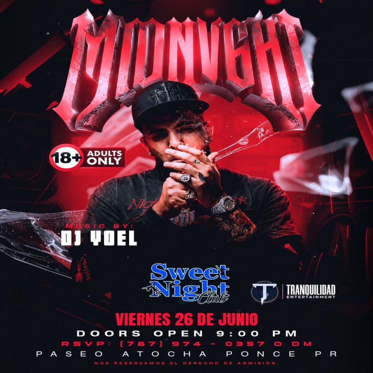 Event - Midnvght en vivo - Ponce - Ponce, Ponce - June 26, 2026 | concert tickets
