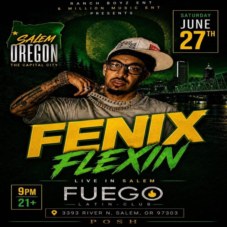 Event - Fenix Flexin live in Salem - Keizer, Oregon - June 27, 2026 | concert tickets