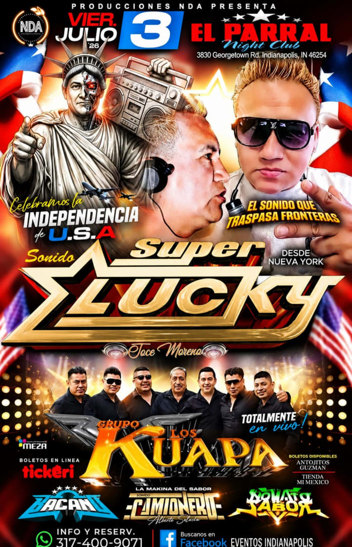Event - Sonido Super Lucky  - Indianapolis, Indiana - July 3, 2026 | concert tickets