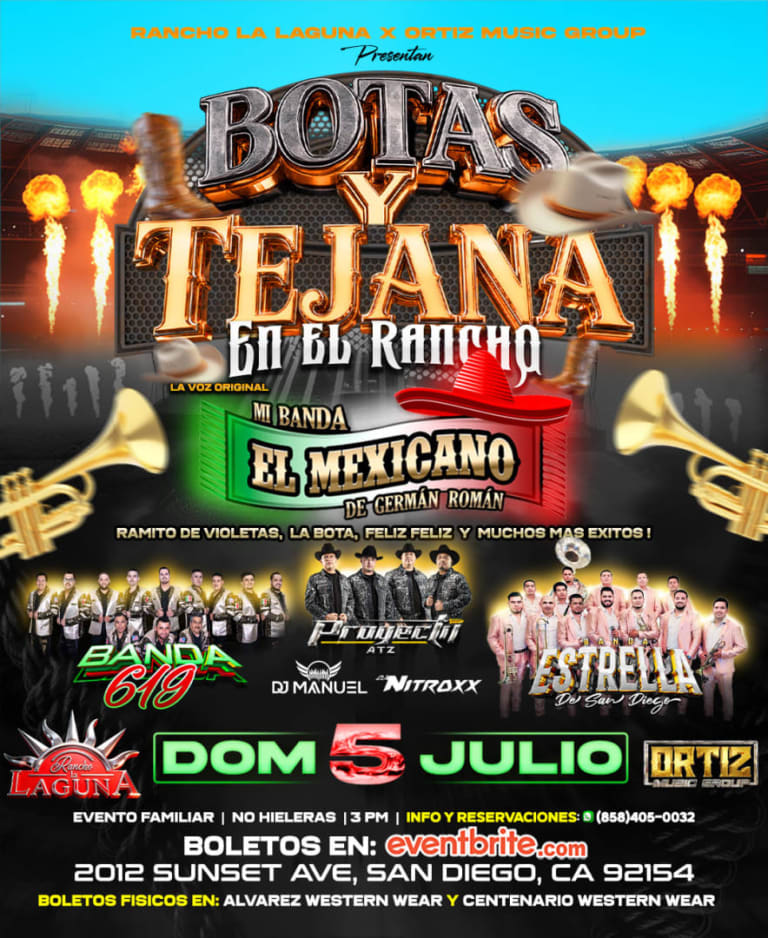 Event - Mi Banda El Mexicano en San Diego - San Diego, California - July 5, 2026 | concert tickets
