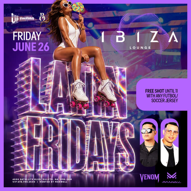 Event - Latin Fridays w/ DJ Venom & DJ Maxwell - Duluth, Georgia - June 26, 2026 | concert tickets