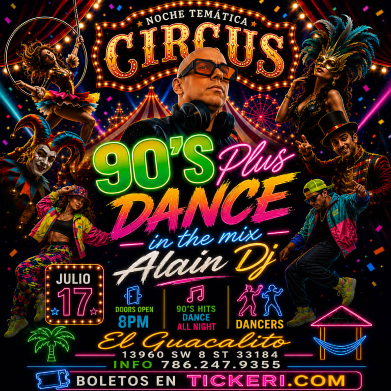 Event - 90'S PLUS DANCE - Miami, Florida - July 17, 2026 | concert tickets