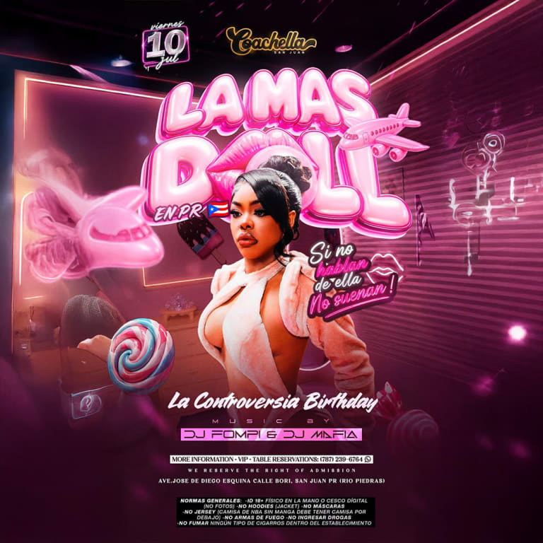 Event - La Mas Doll en Coachella - San Juan - San Juan, San Juan - July 10, 2026 | concert tickets