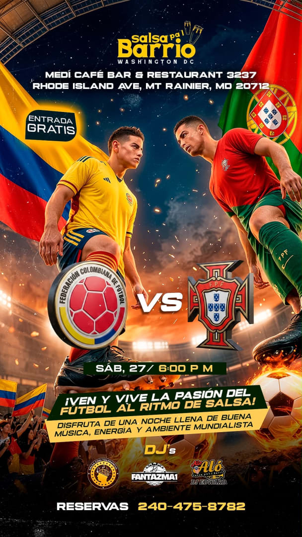 Event - Colombia VS Portugal  - Mount Rainier, Maryland - June 27, 2026 | concert tickets