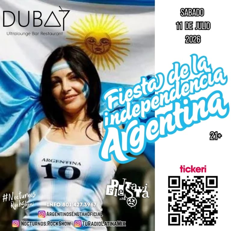 Event - LA FIESTA de la INDEPENDENCIA ARGENTINA en Utah! - Salt Lake City, UT - Sat, July 11, 2026} | concert tickets