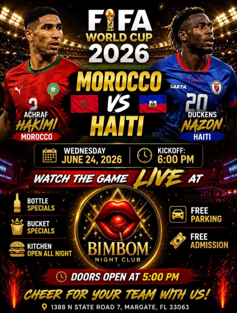 Event -  Marruecos  vs Haití -  Vive la Fiebre del Mundial - Margate, Florida - June 24, 2026 | concert tickets