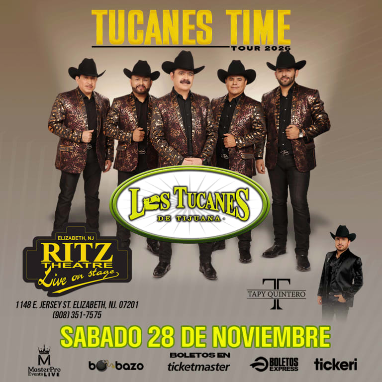 Event - Los Tucanes de Tijuana y Tapy Quintero en New Jersey - Elizabeth, NJ - Sat, November 28, 2026} | concert tickets