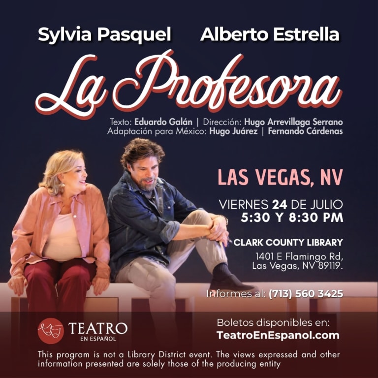 Event - La Profesora.  Teatro en Español con Sylvia Pasquel y Alberto Estrella. Las Vegas NV. 24 de Julio. Segunda Función. - Las Vegas, Nevada - July 24, 2026 | concert tickets