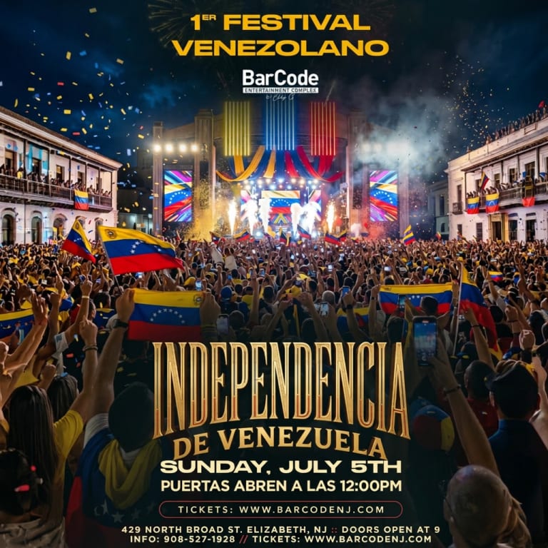 Event - Festival de la Independencia de Venezuela 2026 - Elizabeth, NJ - dom, 5 de julio de 2026} | concert tickets