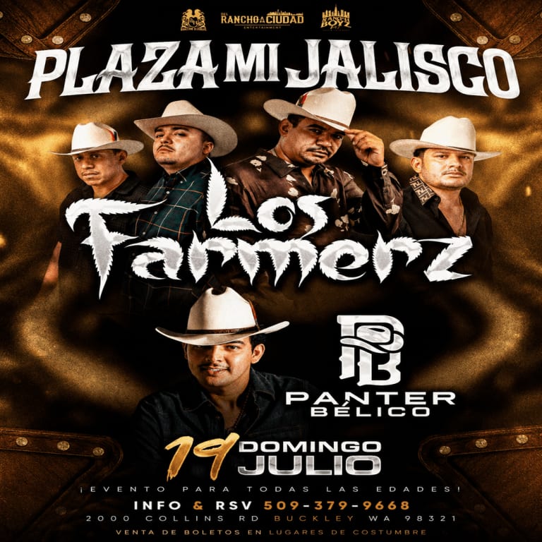 Event - Los Farmerz y Panter Belico en Washington - Buckley, Washington - July 19, 2026 | concert tickets