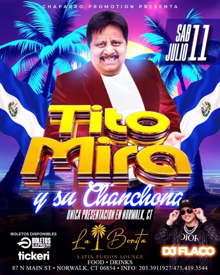 Event - Tito Mira y su Chanchona  - Norwalk, Connecticut - July 11, 2026 | concert tickets