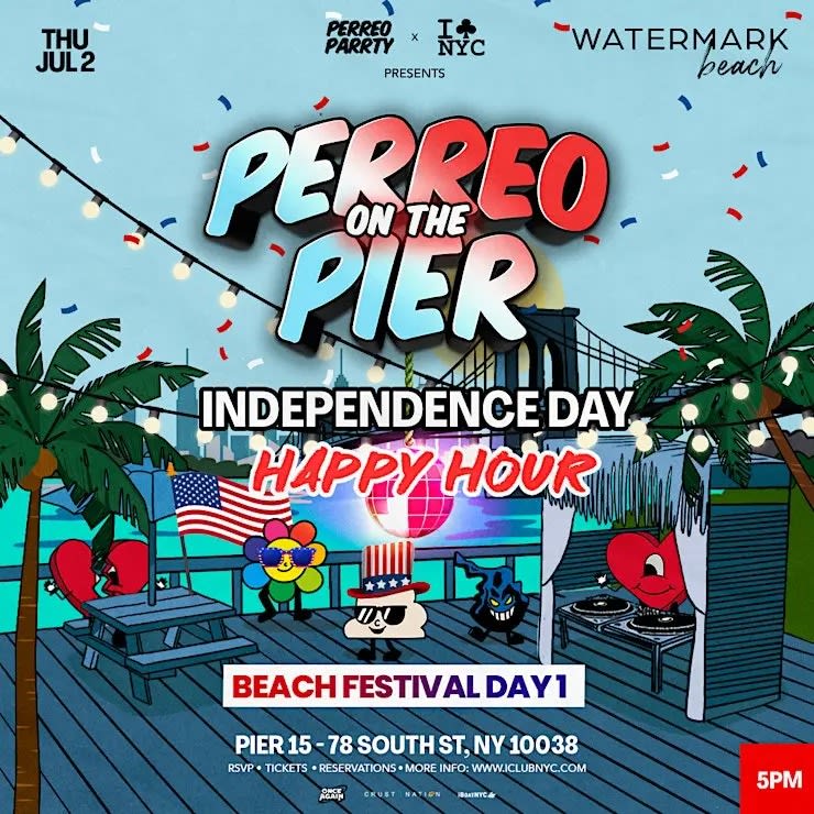 Event - The #1 Independence Day Happy Hour Party at Watermark Beach - New York, New York - July 2, 2026 | concert tickets