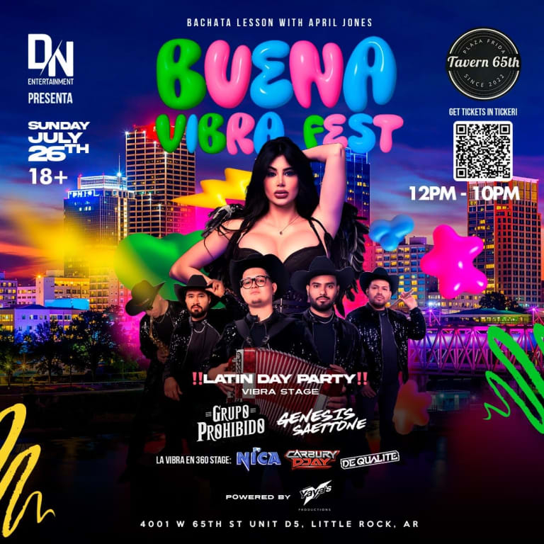 Event - Buena Vibra Fest in Little Rock  - Little Rock, AR - Sun, July 26, 2026} | concert tickets
