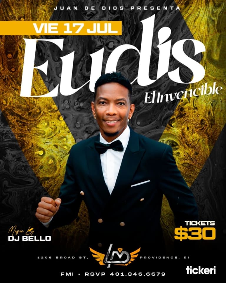 Event - Eudis El Invencible  - Providence, Rhode Island - July 17, 2026 | concert tickets
