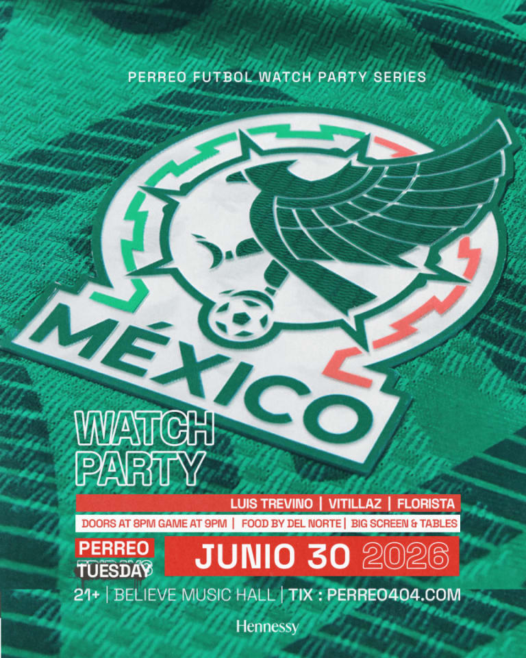 Event - Mexico Watch Party - Perreo Futbol  - Atlanta, Georgia - June 30, 2026 | concert tickets