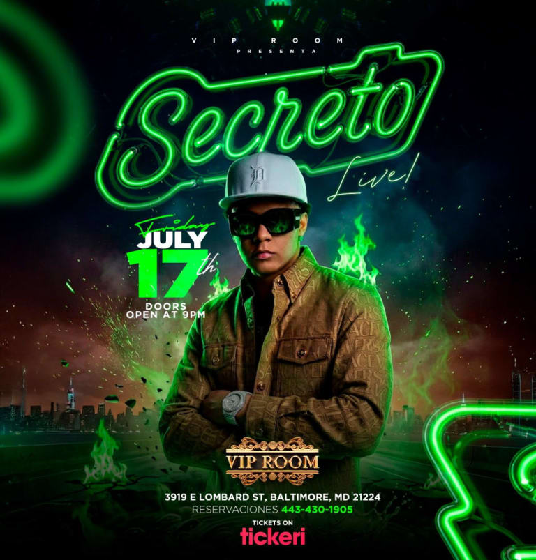 Event - Papa Secreto en Baltimore - Baltimore, Maryland - July 17, 2026 | concert tickets
