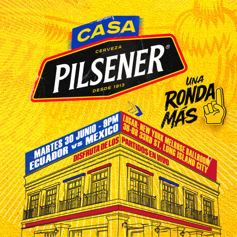 Event - ECUADOR vs MEXICO - EN LA CASA PILSENER CON LA PANTALLA MAS GRANDE DE QUEENS! - New York, New York - June 30, 2026 | concert tickets