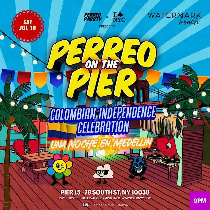 Event - Una Noche in Medellin Colombian Independence at Watermark Beach - New York, New York - July 18, 2026 | concert tickets