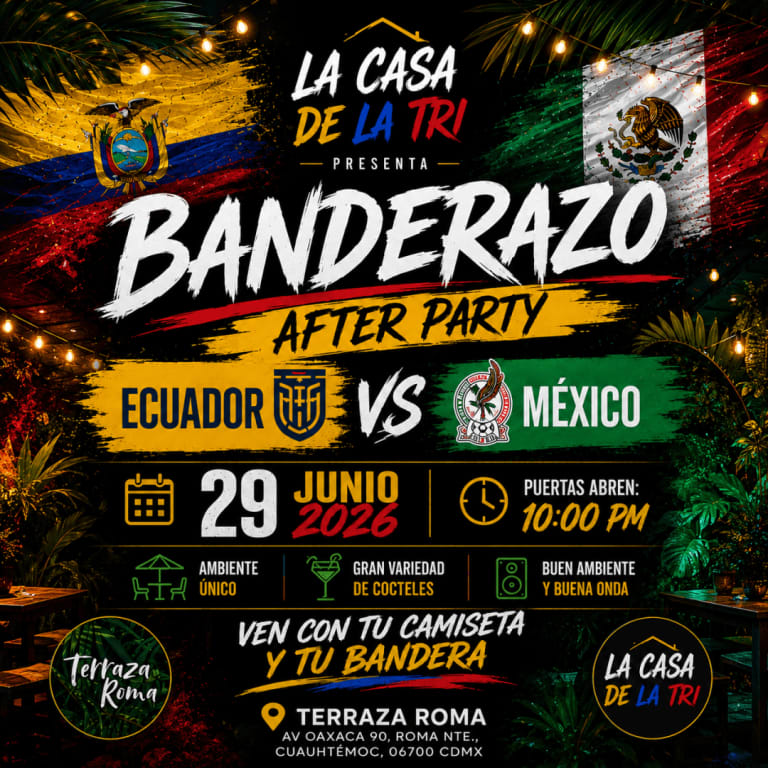 Event - 🇪🇨🇲🇽After party  Banderazo  - Ciudad de México, Mexico - June 29, 2026 | concert tickets