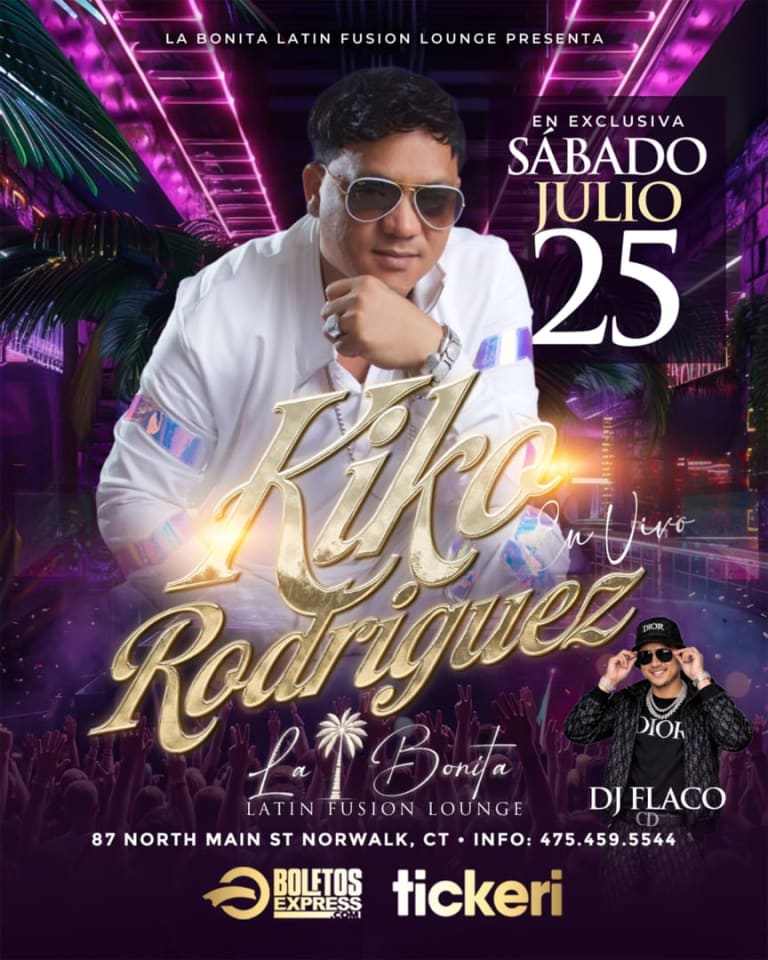 Event - Kiko Rodriguez  - Norwalk, Connecticut - July 25, 2026 | concert tickets