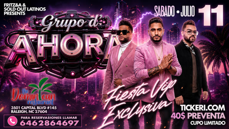 Event - Grupo de Ahora - Raleigh, North Carolina - July 11, 2026 | concert tickets