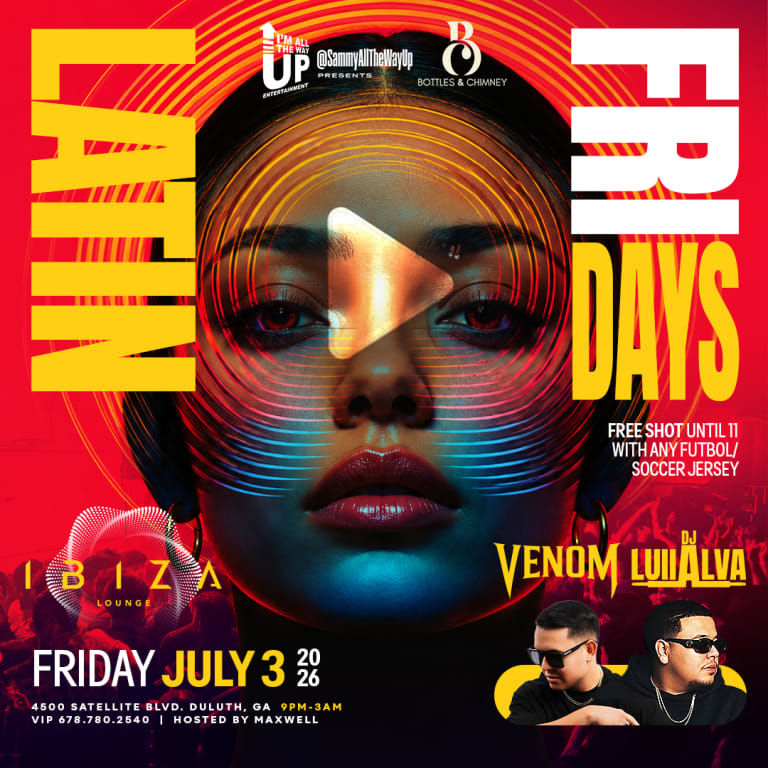 Event - Latin Fridays w/ DJ Venom & DJ Luii Alva - Duluth, Georgia - June 29, 2026 | concert tickets