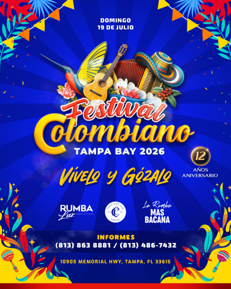 Event - Festival Colombiano Tampa Bay 2025 (PRE VENTA) - Tampa, FL - Sun, July 19, 2026} | concert tickets