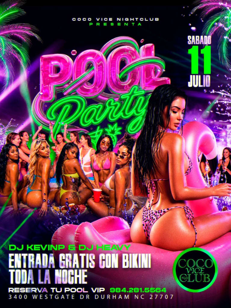 Event - POOL PARTY 2026  - Durham, North Carolina - July 11, 2026 | concert tickets