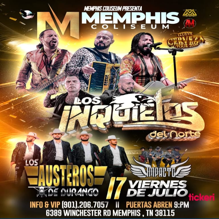 Event - Los Inquietos del Norte - Memphis, Tennessee - July 17, 2026 | concert tickets