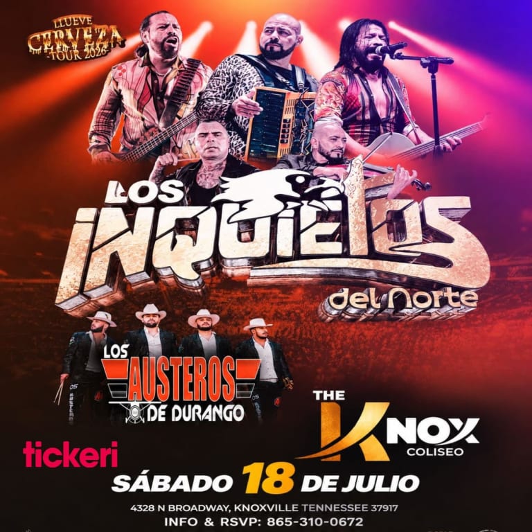 Event - Los Inquietos del Norte - Knoxville, Tennessee - July 18, 2026 | concert tickets