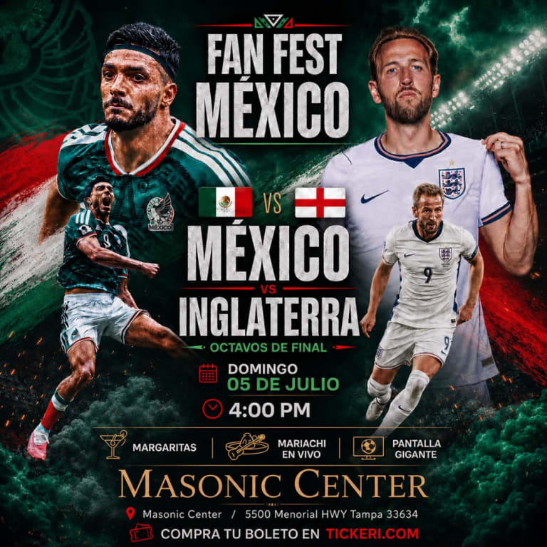 Event -   Mexico vs Inglaterra - Octavos de Final - Tampa, Florida - July 5, 2026 | concert tickets