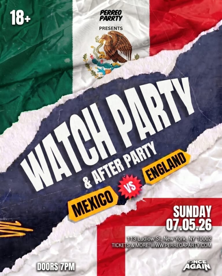 Event - FIFA World Cup Watch Parrty: Mexico VS England : at Mehanata (18+) - New York, New York - July 5, 2026 | concert tickets