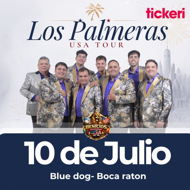 Event - Los Palmeras en vivo USA Tour - Boca Raton, Florida - July 10, 2026 | concert tickets