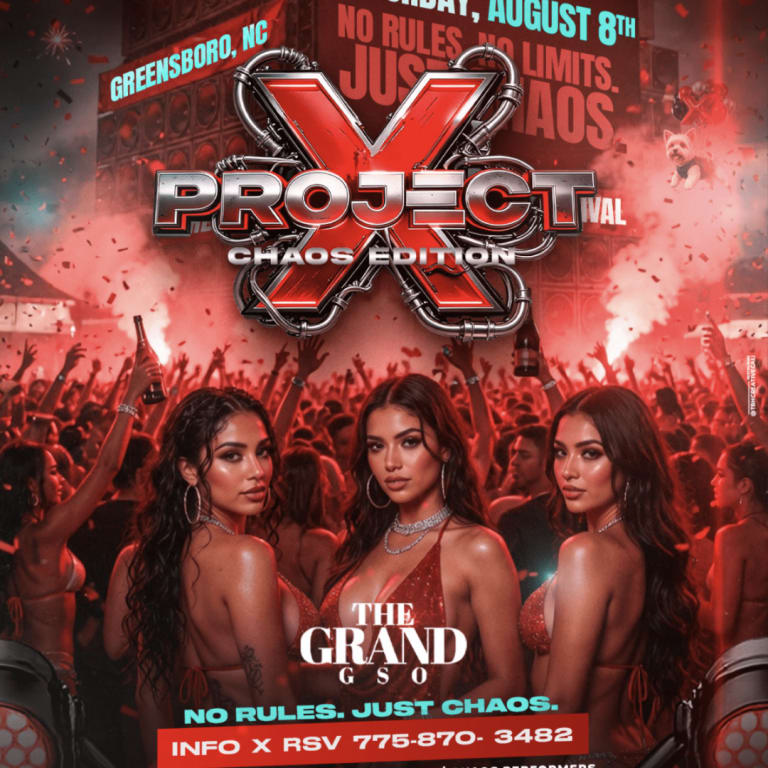 Event - Project X Festival  - Greensboro, North Carolina - August 8, 2026 | concert tickets