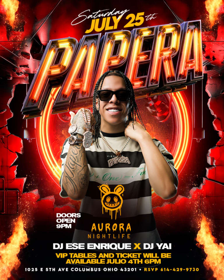 Event - Papera - Columbus, Ohio - July 25, 2026 | concert tickets