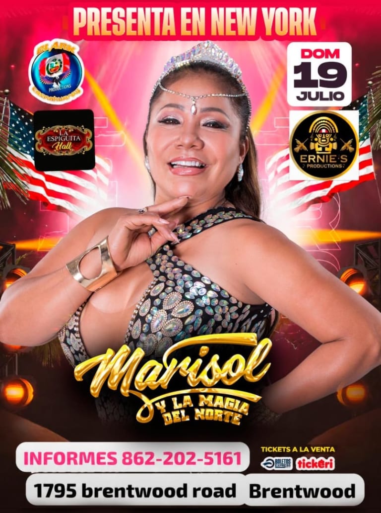 Event - MARISOL LA FARAONA DE LA CUMBIA  - Brentwood, New York - July 19, 2026 | concert tickets