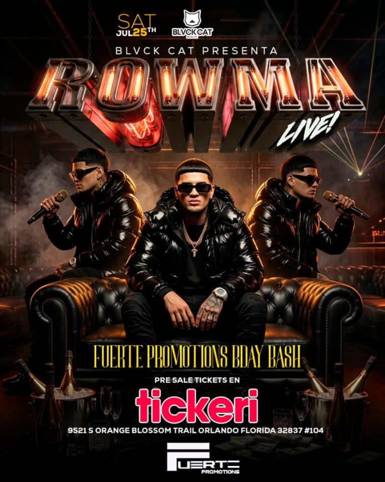Event - Rowma  - Orlando, Florida - July 25, 2026 | concert tickets