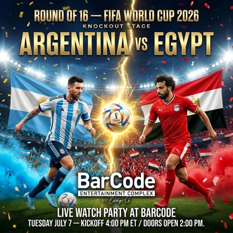 Event - ARGENTINA VS. EGYPT - WATCH PARTY  - Elizabeth, New Jersey - July 7, 2026 | concert tickets